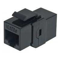 Cople Intellinet Keystone RJ45 Cat5e UTP 8P8C H-H Color Negro - 504775