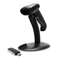 LECTOR DE CODIGOS DE BARRA GHIA LASER 1D INALAMBRICO CON BASE // RECEPTOR USB // HASTA 300M GSLWB1 - Código: GSLWB1 | Compra en Guadalajara
