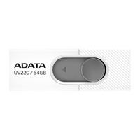 Memoria Adata 64Gb Usb 20 Uv220 Retractil BlancoGris Auv22064GRwhgy AUV220-64G-RWHGY - AUV220-64G-RWHGY