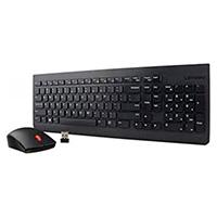 Lenovo Accesorios Think  Combo De Teclado Y Mouse Inalambrico  Color Negro  1200 Dpi  1 Yr En Centro De Servicio 4X30M39482 - 4X30M39482