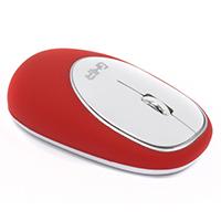 MOUSE ERGONOMICO GHIA / GT100NN / INALAMBRICO / RECEPTOR USB / 2 BOTONES / SCROLL / 1000 DPI / MEMORY FOAM / ROJO CON BLANCO GT100RB - Código: GT100RB | Compra en Guadalajara