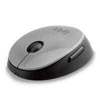 MOUSE INALAMBRICO GM500G GHIA COLOR NEGRO/GRIS