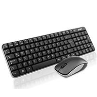 COMBO TECLADO MULTIMEDIA Y MOUSE OPTICO GHIA / GT4000BG / INALAMBRICO / RECEPTOR USB / NEGRO CON GRIS GT4000BG - Código: GT4000BG | Compra en Guadalajara