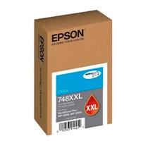 CARTUCHO EPSON MODELO T748XXL CYAN, PARA WF-6090, WF-6590, ALTA CAPACIDAD