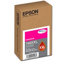 CARTUCHO EPSON MODELO T748XXL MAGENTA, PARA WF-6090, WF-6590, ALTA CAPACIDAD