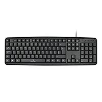 TECLADO ESTANDAR ALAMBRICO USB PERFECT CHOICE NEGRO