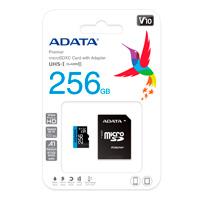 Memoria Adata Micro SdhcSdxc 256Gb UhsI 100Mb25Mb Clase 10 V10 A1 CAdaptador Ausdx256Guicl10A1Ra1 AUSDX256GUICL10A1-RA1 - AUSDX256GUICL10A1-RA1