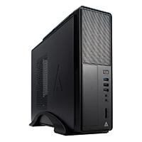 GABINETE ACTECK BROOK / MINI TORRE SLIM / MICRO ATX, MINI ITX / FUENTE SFX 500W / METAL / NEGRO / AC-922760