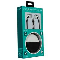 Audifonos InEar Con Microfono Easy Line By Perfect Choice BlackWhite EL-995234 - EL-995234