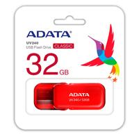 Memoria Usb 20 De 32Gb Adata Uv240  Memoria Usb 20 De 32Gb Adata Uv240 Rojo 32 Gb Usb 20  UV240  AUV240-32G-RRD - A-DATA TECHNOLOGY