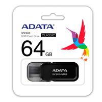 Memoria Adata 64Gb Usb 20 Uv240 Negro Auv24064GRbk AUV240-64G-RBK - ADATA