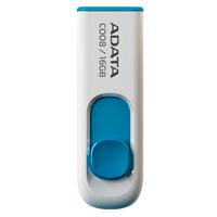 Usb Adata Blancoazul C008 Retractil 16Gb AC008-16G-RWE - AC008-16G-RWE