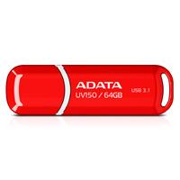 Memoria Flash Adata Uv150 64Gb Usb 3 2 Rojo  Auv150 64G Rrd  - AUV150-64G-RRD