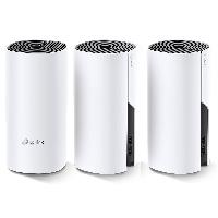 Kit Sistema Mesh Wifi TpLink Deco M43Pack  Sistema Wifi Mesh Ac1200 Deco M43Pack Para Conexiones En Todo El Hogar  Deco M4(3-Pack)  Deco M4(3-Pack) - Deco M4(3-Pack)