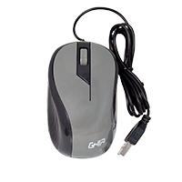 MOUSE GHIA / GMA50G / ALAMBRICO / USB / 2 BOTONES / SCROLL / 1200 DPI / GRIS CON NEGRO GMA50G - Código: GMA50G | Compra en Guadalajara