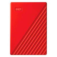 DISCO DURO EXTERNO WD MY PASSPORT 2TB 2.5 PORTATIL USB3.0 ROJO WINDOWS BACKUP ENCRIPTACION