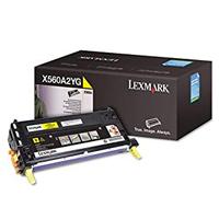 Toner Laser Lexmark Color Amarillo  Rendimiento Estandar  X560A2Yg  Hasta 4000 Paginas  5 De Cobertura  Para Modelos X560 X560A2YG - X560A2YG
