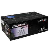 X560H2KG Toner Laser Lexmark Color Negro Alto Rendimiento  X560H2Kg  Hasta 10000 Paginas  5 De Cobertura  Para Modelos X560 X560H2KG