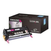 Toner Laser Lexmark Color Magenta Rendimiento Estandar  X560A2Mg  Hasta 4000 Paginas  5 De Cobertura  Para Modelos X560 X560A2MG - X560A2MG
