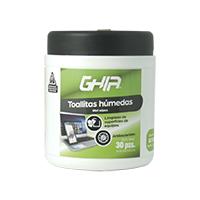 Toallitas Humedas Limpiadoras Ghia 30 Pzs Proteccion Antibacterial GLS-005 - GLS-005