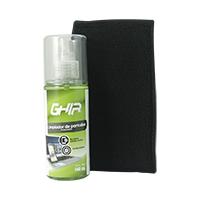 KIT DE LIMPIEZA PARA PANTALLAS GHIA, INCLUYE TOALLA TIPO ESPONJA Y LIQUIDO LIMPIADOR 140ML ANTIBACTERIAL - GLS-009