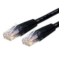 Cable De 3M Negro De Red Gigabit Cat6 Ethernet Rj45 Utp Moldeado  Certificado Etl  Startechcom Mod C6Patch10Bk C6PATCH10BK - C6PATCH10BK