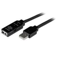 Cable De Extensin Alargador De 10M Usb 20 Hi Speed Alta Velocidad Activo Amplificado  Macho A Hembra Usb A  Negro  Startechcom Mod Usb2Aaext10M USB2AAEXT10M - USB2AAEXT10M