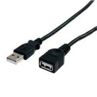 Cable De 09M De Extensin Usb 20 De Alta Velocidad Hi Speed  Macho A Hembra Usb A  Extensor  Negro  Startechcom Mod Usbextaa3Bk USBEXTAA3BK - USBEXTAA3BK