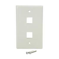 PLACA DE PARED DE 2 SALIDAS RJ45 - COLOR BLANCO - STARTECH.COM MOD. PLATE2WH