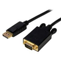 Cable Adaptador De 18M Convertidor De Video Displayport Dp A Vga  Activo  1080P  Negro  Startechcom Mod Dp2Vgamm6B DP2VGAMM6B - DP2VGAMM6B