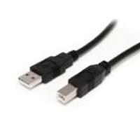 Cable Usb Activo De 9M Para Impresora  1X Usb A Macho  1X Usb B Macho  Adaptador Negro  Startechcom Mod Usb2Hab30Ac USB2HAB30AC - USB2HAB30AC