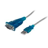 Cable Adaptador De 43Cm UsbA A Serie Rs232 De 1 Puerto Serial Db9  Macho A Macho  Conversor Compatible Con Windows 8  Startechcom Mod Icusb232V2 ICUSB232V2 - ICUSB232V2