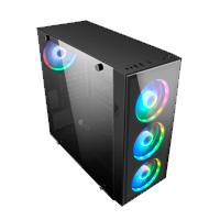 GABINETE BALAM RUSH DRAGONFLY / MEDIA TORRE / ATX - MICRO ATX - MINI ITX / VENTILADOR RGB / PANEL CRISTAL TEMPLADO METAL / NEGRO / BR-929561 BR-929561 - Código: BR-929561 | Compra en Guadalajara