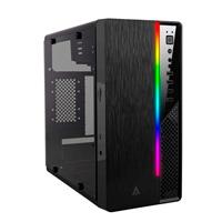 GABINETE ACTECK ULTRON X / MICRO TORRE / MICRO ATX, MINI ITX / FUENTE 500W / ILUMINACION RGB / PANEL ACRILICO, METAL / NEGRO / AC-929547