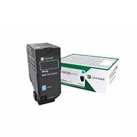 Toner Laser Lexmark  Color Cian  Extra Alto Rendimiento  78C4Xc0  Hasta 5000 Paginas  5 De Cobertura  Para Modelos Cx622 Cx625 Cs421 Cs521 Cx625 Cx625 Cx522 Cx622 Cx421 78C4XC0 - 78C4XC0