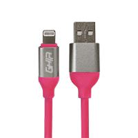 CABLE USB TIPO LIGHTNING GHIA 1M COLOR ROSA GAC-196P - Código: GAC-196P | Compra en Guadalajara