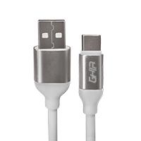CABLE USB TIPO C GHIA 1M COLOR BLANCO GAC-195B - Código: GAC-195B | Compra en Guadalajara