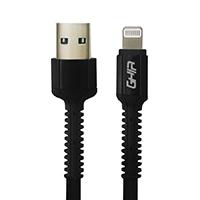 CABLE USB TIPO LIGHTNING GHIA NYLON COLOR NEGRO 1M GAC-199N - Código: GAC-199N | Compra en Guadalajara
