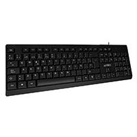 TECLADO ACTECK INSPIRE TA210 / ALAMBRICO USB / ESPAÑOL / 105 TECLAS / NEGRO / AC-928946