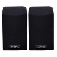 BOCINAS ACTECK-E/ENTRY 750/ MULTIMEDIA 2.0 USB/1 W/ 3.5MM/ CONTROL DE VOLUMEN/COLOR NEGRO/AC-929103