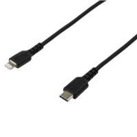 Cable De Carga De 2M UsbC A Lightning  Color Negro  Cable Usb De Carga Y Alta Resistencia  Certificado Mfi Apple  Startechcom Mod Rusbcltmm2Mb RUSBCLTMM2MB - RUSBCLTMM2MB