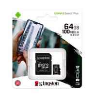 Memoria Microsd Sdxc Kingston 64Gb  Sdcs2 64Gb  Canvas Select Plus  Clase 10 C Adaptador - SDCS2/64GB
