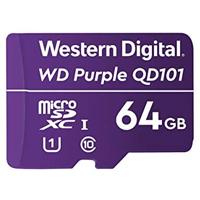 Memoria Micro Sd Western Digital Purple 64Gb Microsdhc Cl10  Wdd064G1P0C - WDD064G1P0C