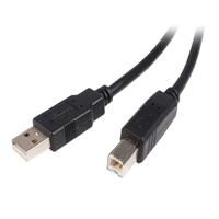 Cable Usb De 5M Para Impresora  1X Usb A Macho  1X Usb B Macho  Adaptador Negro  Startechcom Mod Usb2Hab5M USB2HAB5M - USB2HAB5M