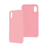 FUNDA GHIA DE SILICON COLOR ROSA CON MICA PARA IPHONE XS MAX