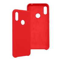 FUNDA GHIA DE  SILICON COLOR ROJO CON MICA PARA HUAWEI Y6 2019