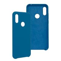 FUNDA GHIA DE SILICON COLOR AZUL CON MICA PARA HUAWEI Y6S