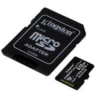 Memoria Microsd Sdxc Kingston 512Gb  Sdcs2 512Gb Canvas Select Plus  Uhs I  Clase10 C Adaptador - SDCS2/512GB