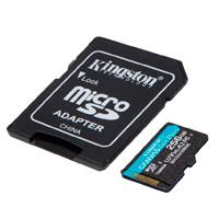 Memoria Microsd Sdxc Kingston 256Gb  Sdcg3 256Gb Canvas Go Plus  Uhs I  Clase10  C Adaptador - SDCG3/256GB