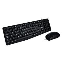 Kit Acteck Teclado Estandar   Mouse Alambrico Usb Negro Ac 928984 - ACTECK